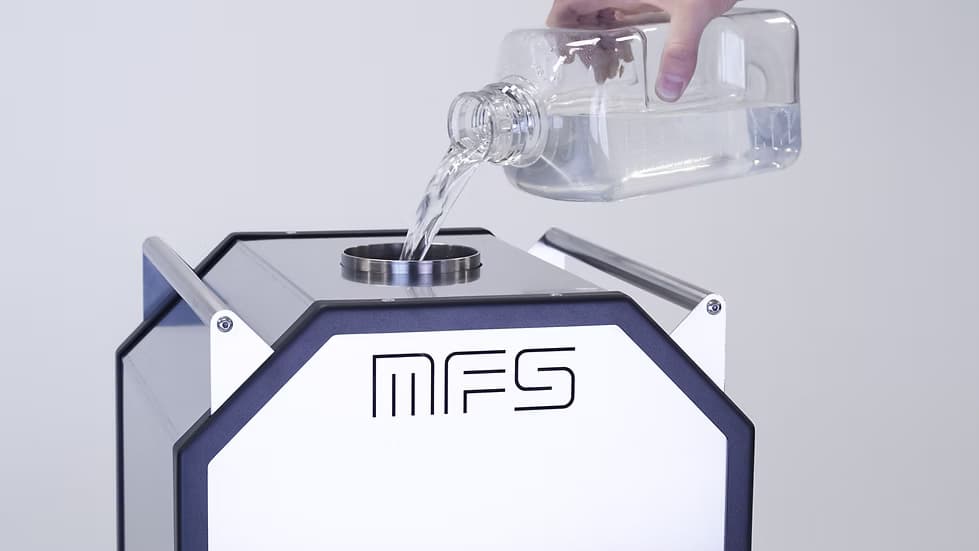 Filling GMP-compatible fog fluid